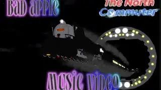 Galaxy railway north commuter music video (bad apple)