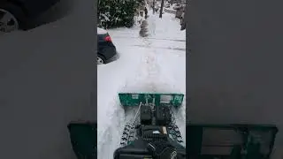 Orec snow rhino sidewalk plow #orec #plowing #plowtruck #sidewalks #snow #winter #scrapers #beast