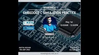 Workshop on Embedded C Simulation Practice conducted by Mixed Signals MEC