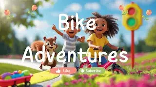 Kids Bike Adventure! 🎨 Fun Siblings Story for Kids | Learning & Family Fun