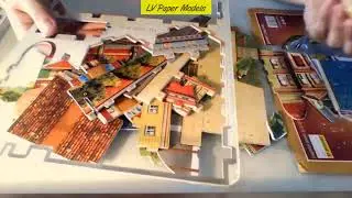M&ocirc; h&igrave;nh giấy 3d Avenue - G&oacute;c khu phố đại lộ.