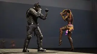 Naga & Ecilop training BEAST FISTS game made in UE4