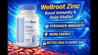 Wellroot Zinc Tablets | Immunity & Vitality Booster | Energy, Strength & Health 💪