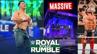 OMG! John Cena SURPRISE RETURN At Royal Rumble!? Royal Rumble MASSIVE STAGE, AJ Styles | WWE News