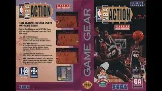 NBA Action Starring David Robinson (Sega Game Gear) - Portland Trail Blazers at San Antonio Spurs