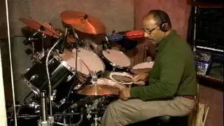 Ron Holt testing Drum Mic's