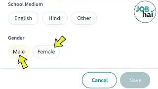 Job Hai App Me Gender Edit Karne Ka Tarika