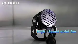 Colight led mini driving light H/L beam with 2 colors, mini size fit for various vehicle types