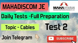 MAHADISCOM JE Questions | Test 2 | Mygovtrack