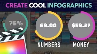 Create an Animated Infographic - Final Cut Pro X Plugin Review & Progress Bars Tutorial