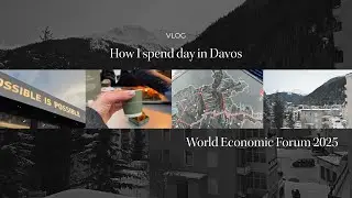 One day in Davos. World Economic Forum 2025 /WEF 2025