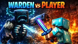 Warden vs Player | The Deadliest Minecraft PvP Battle