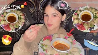 1th Time  Mene Banaye Momos 😋🥰/ Nisha Choudhary Vlog❤️