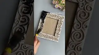 Cardboard Photo Frame Craft Ideas #youtubeshorts #shorts #craft #diy #photoframe
