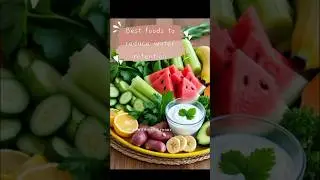 💧 Best Foods to Beat Water Retention 🥒 Feel lighter, reduce bloating, and stay energized naturally!