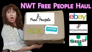 $200 Free People Mystery Box To RESELL on Ebay & Poshmark ~ Jomar Wholesale Unboxing & Review