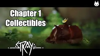 Stray Beginners Guide - Chapter 1 All Collectibles (B-12 Memories, Badges, Scratches, Sheet Music)