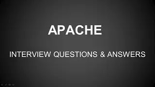 Apache Interview Questions and Answers for Both Fresher & Experience