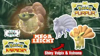 So fangt ihr EINFACH *Shiny* Vulpix & Vulnona in Pokemon Karmesin & Purpur - DLC T&uuml;rkisgr&uuml;ne Maske