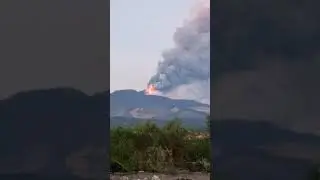 Another eruption of Mount Etna (Italy, August 29, 2021). #cataclysms #volcano #eruption