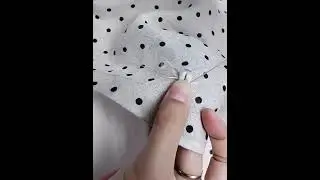 Cloth button stitching method