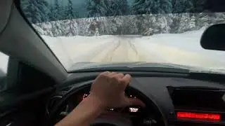 Mazda RX8 in Austrian mountains - POV drifting