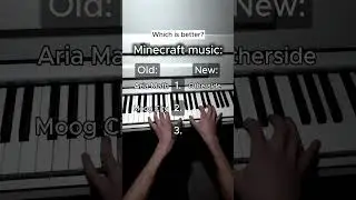 Which is the better Minecraft music? #piano #minecraft #nostalgia