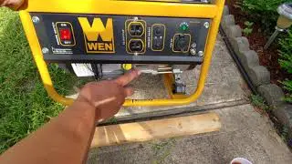 WEN 1800W GENERATOR FIRST START UP