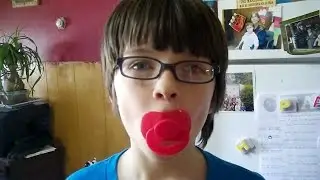 A Ten Year Old With a Pacifier?? Candy Sour Pop Our Twin life Vlog