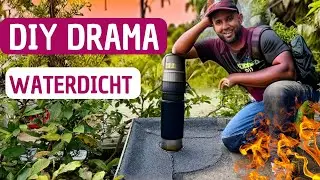 DIY DRAMA! Leer zelf hoe je een rookgasafvoer waterdicht maakt op een dak