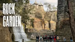 Rock Garden Chandigarh Walk | Nek Chand Rock Garden | Beautiful Stone Art Tour [4K]