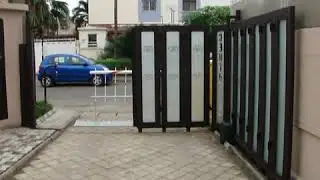 Centurion Sector Traffic Barrier with Claws and a Unique Sliding Gate around a corner powered by D10