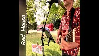 Busker plays Red House Jimi Hendrix Poole Park