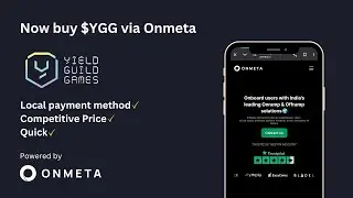Now buy $YGG token via Onmeta