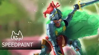 She is fighting to win --- Speedpaint