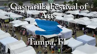OVER 250 ARTIST! At Gasparilla Festival  of Arts Show 2024 - Tampa, FL