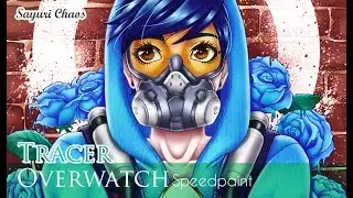 {Sayuri Chaos} Graffiti Tracer - Overwatch (speedpaint)