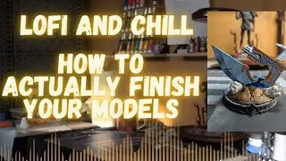 LoFi Paint and Chill. Relaxing Paint Along Miniature Timelapse
