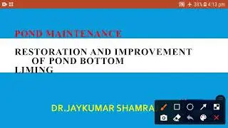 fishery csience | Pond maintenance | Liming in fish pond