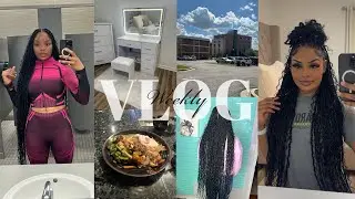 Weekly Vlog: Stripper at night/School girl during the day, NEW HAIR , Hibachi, & MORE ft. Yitahomeヅ
