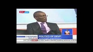 CRA Commissioner Prof. Peter Kimunya discussing issues on the 3rd revenue formula