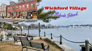 The historical Wickford Village in Rhode Island