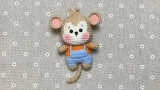Monkey In Overalls Crochet Tutorial - Nhe Huynh Handmade