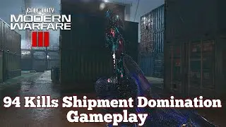 94 Kills With The Gutter Knife Shipment Domination Gameplay (Best Gutter Knife Loadout)