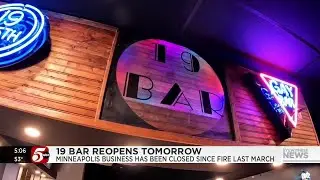 First look: Minneapolis' historic 19 Bar to reopen Thursday, year after fire