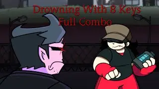 [FNF] Drowning But With 8 Keys Full Combo - Hazy River with Extra Keys