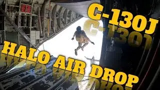 Pararescuemen HALO out of a super herk