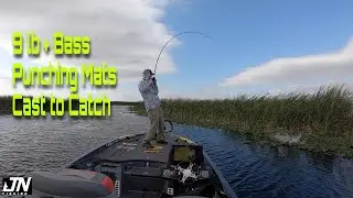 9 lb+ Bass Punching Mats in Florida I Cast to Catch