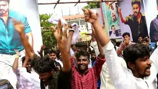 Sarkar Movie FDFS celebration | Vijay | Cinebook