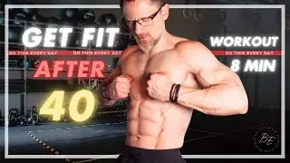 Get Fit After 40  🍏 8 MIN 6 Pack ABS and Push Ups Workout || S2 E9